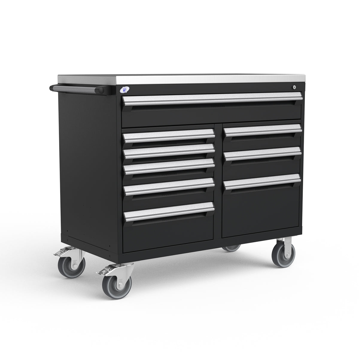 Mobile Modular Drawer Cabinets – 48"W x 24"D x 43"H – 9 drawers