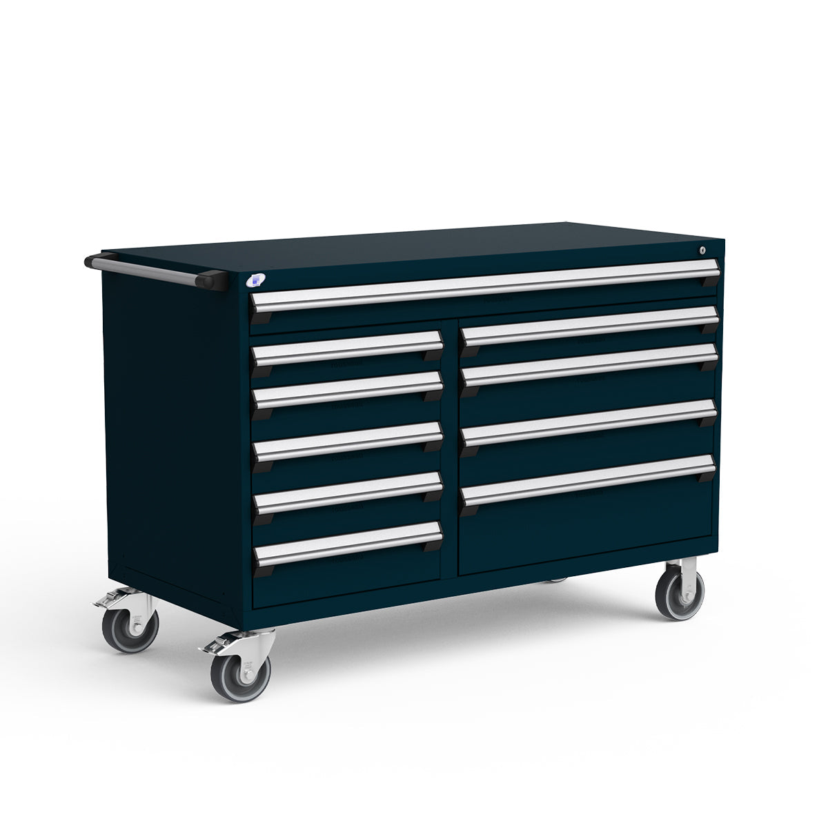 Mobile Modular Drawer Cabinets – 60"W x 27"D x 41"H – 10 drawers