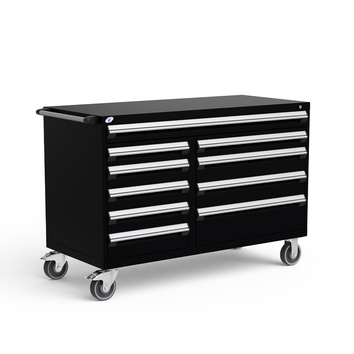 Mobile Modular Drawer Cabinets – 60"W x 27"D x 41"H – 10 drawers