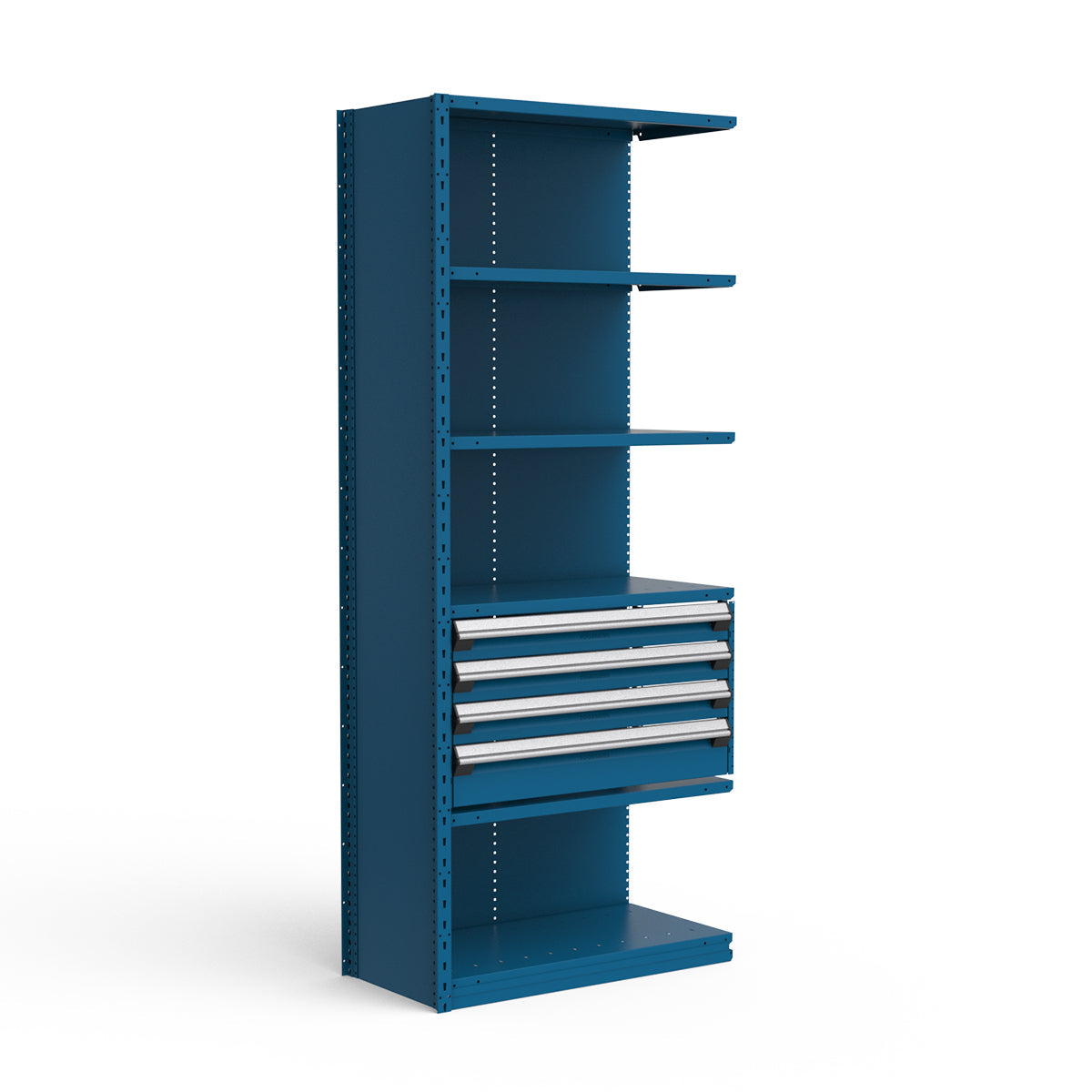 Shelving with Drawers - 18"H Drawer Bank - 4 drawers (Add-On)
