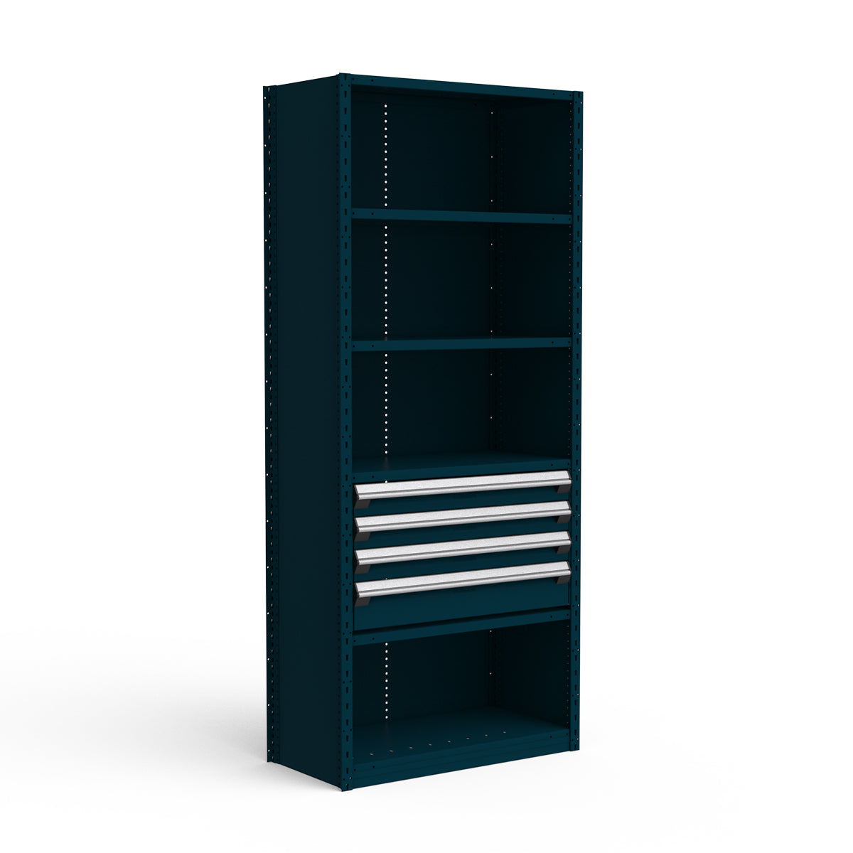 Shelving with Drawers - 18"H Drawer Bank - 4 drawers (Starter)