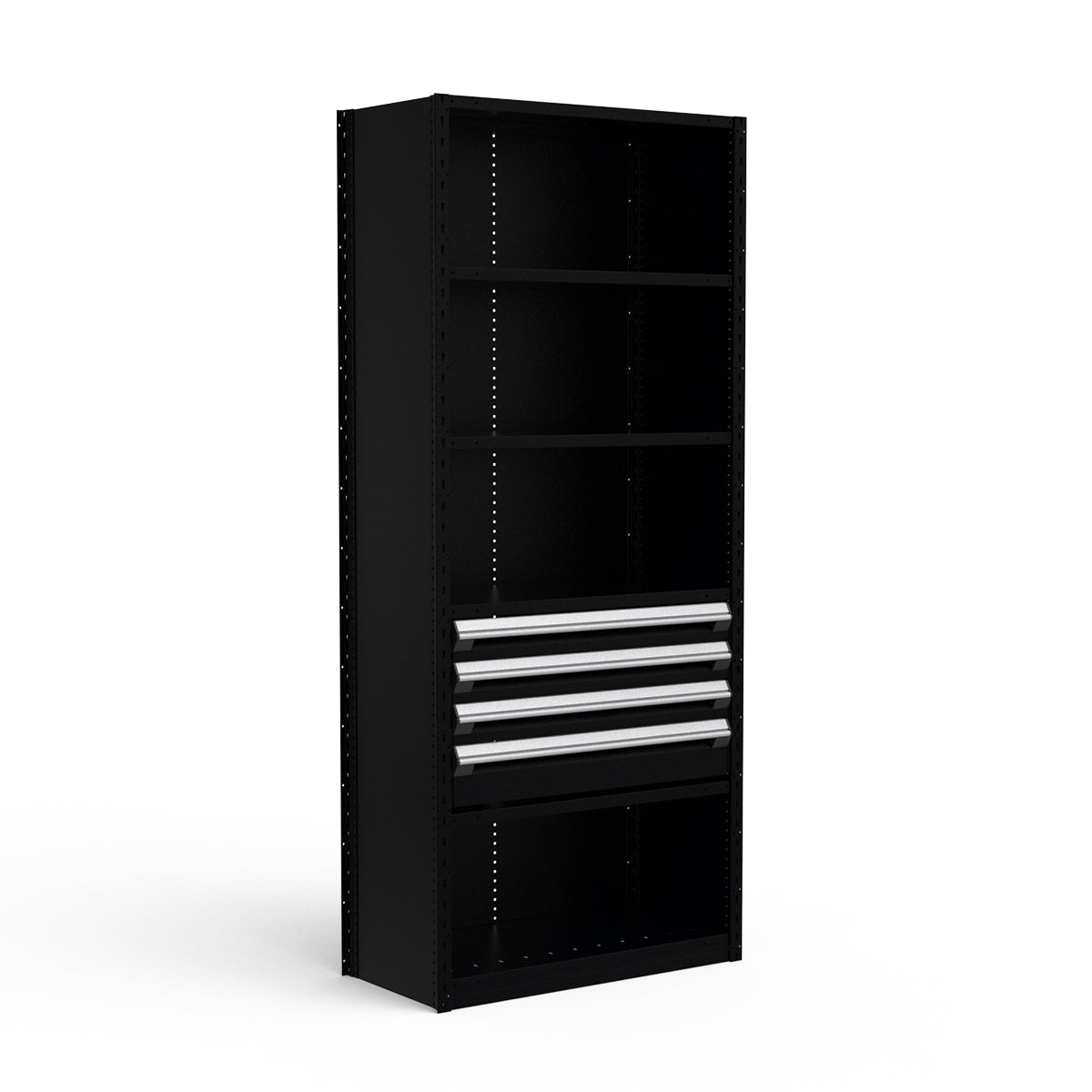 Shelving with Drawers - 18"H Drawer Bank - 4 drawers (Starter)