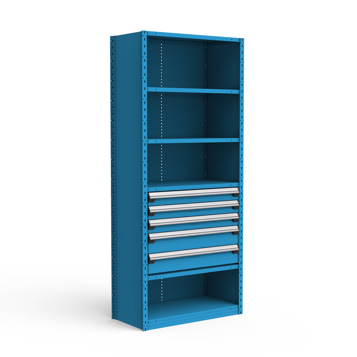 Shelving with Drawers - 24"H Drawer Bank - 5 drawers (Starter)