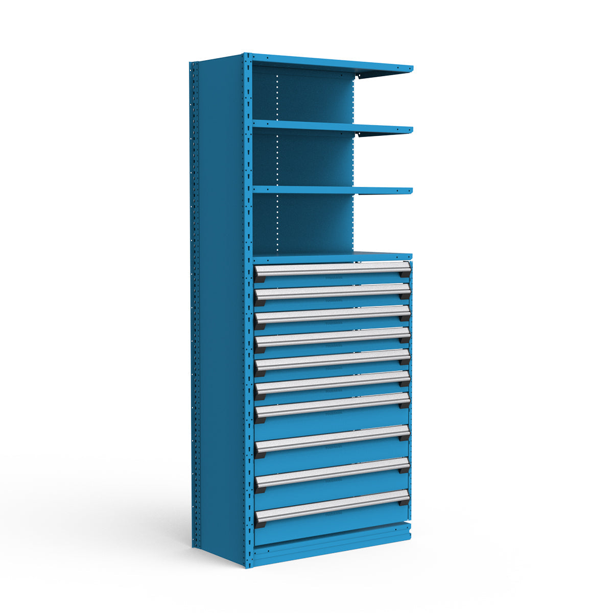 Shelving with Drawers - 48"H Drawer Bank - 10 drawers (Add-On)