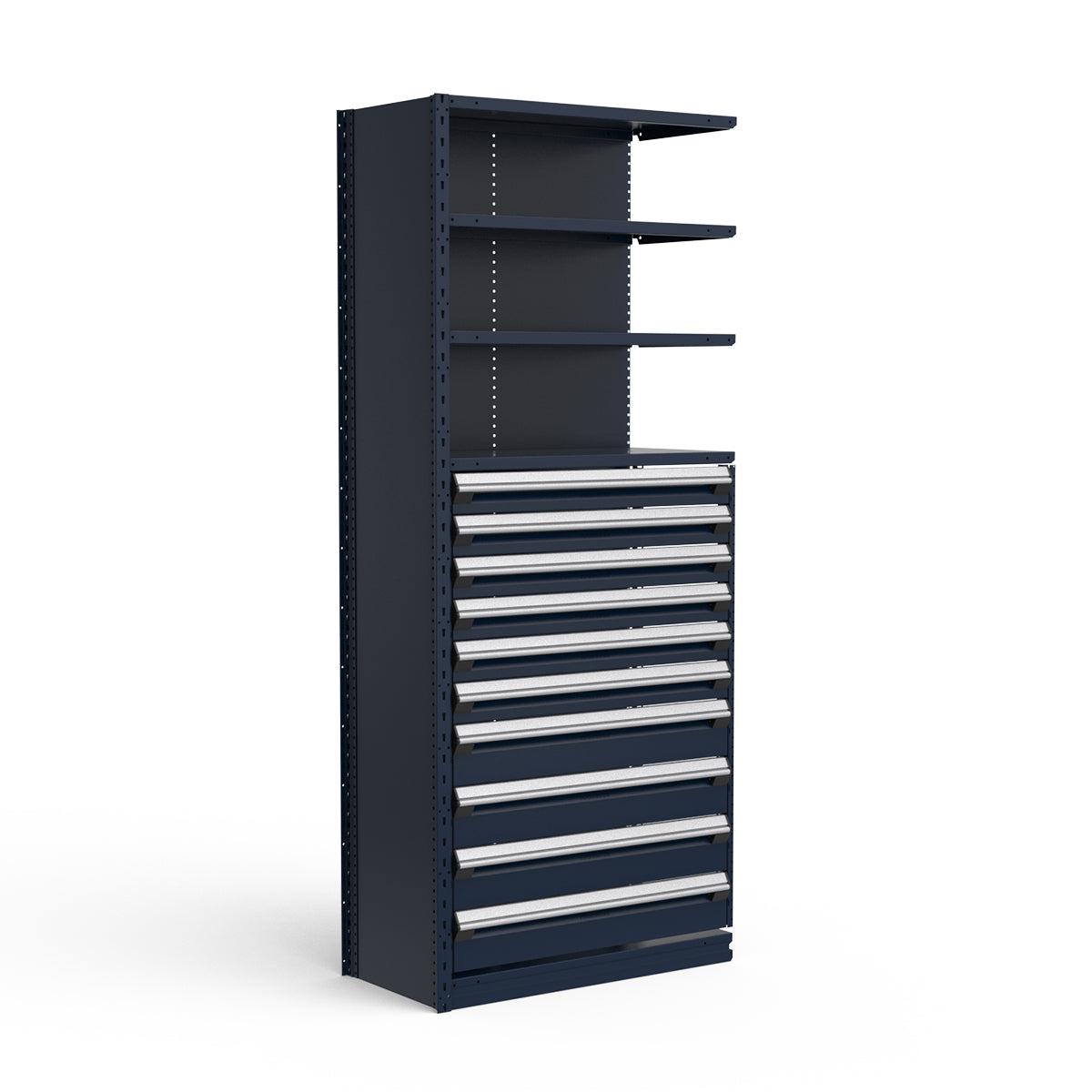 Shelving with Drawers - 48"H Drawer Bank - 10 drawers (Add-On)