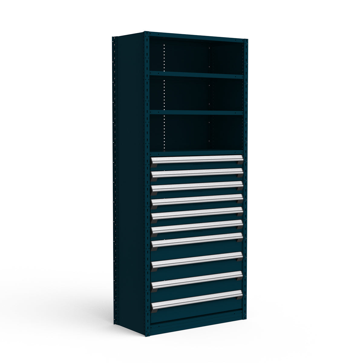 Shelving with Drawers - 48"H Drawer Bank - 10 drawers (Starter)