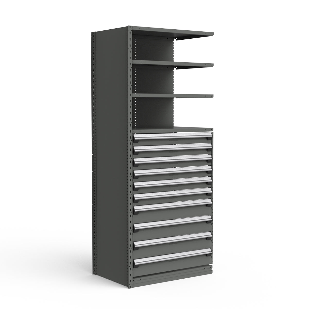 Shelving with Drawers - 48"H Drawer Bank - 10 drawers (Add-On)