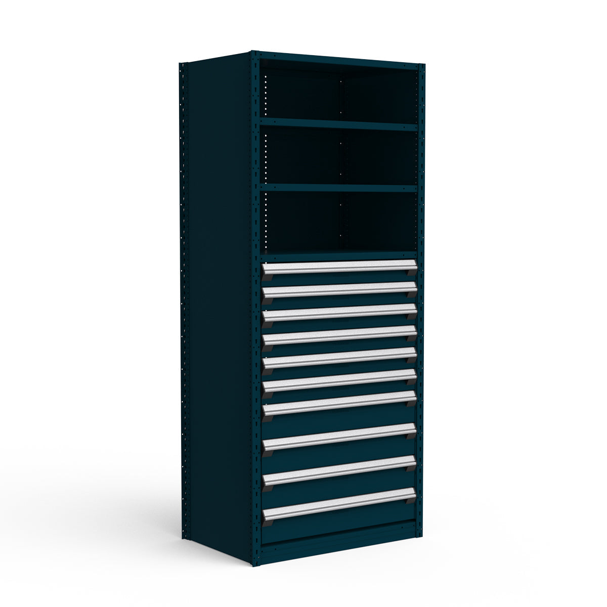 Shelving with Drawers - 48"H Drawer Bank - 10 drawers (Starter)