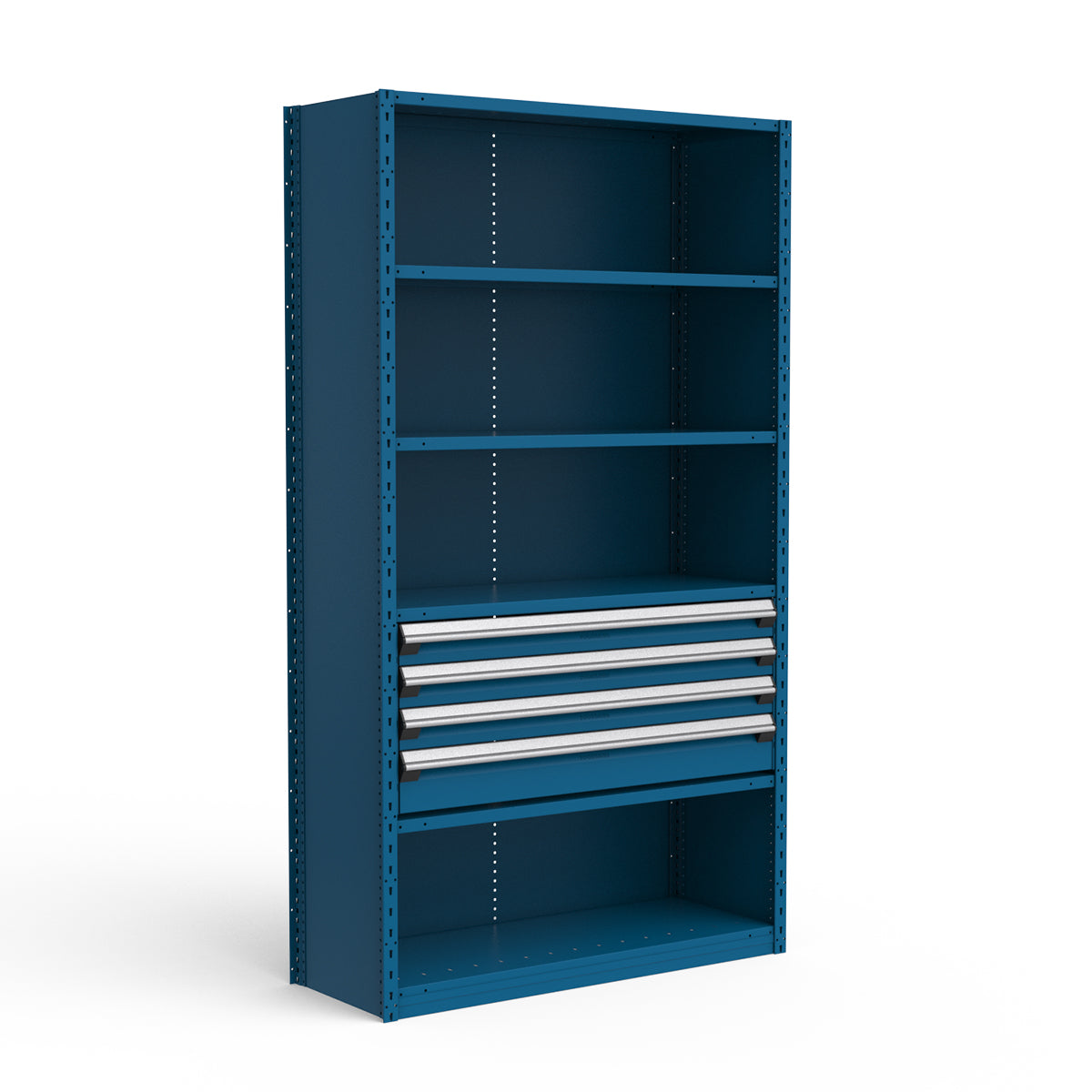 Shelving with Drawers - 18"H Drawer Bank - 4 drawers (Starter)
