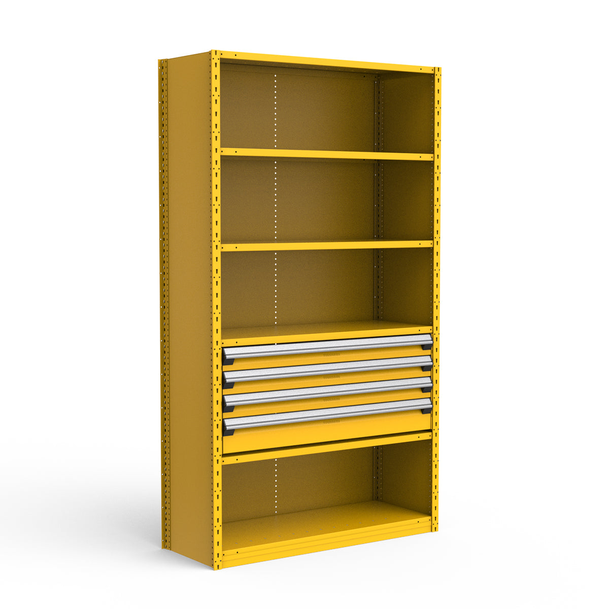 Shelving with Drawers - 18"H Drawer Bank - 4 drawers (Starter)