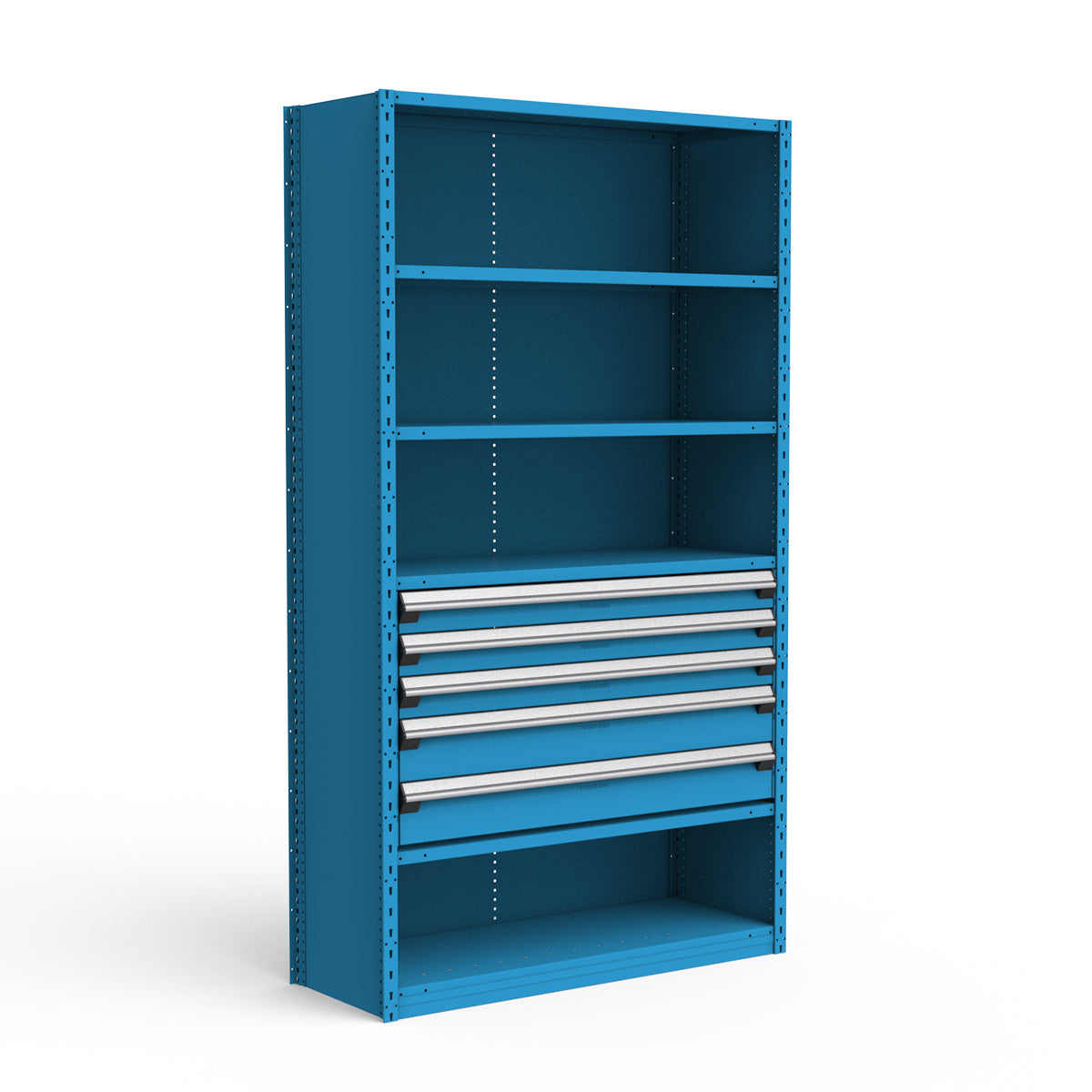 Shelving with Drawers - 24"H Drawer Bank - 5 drawers (Starter)