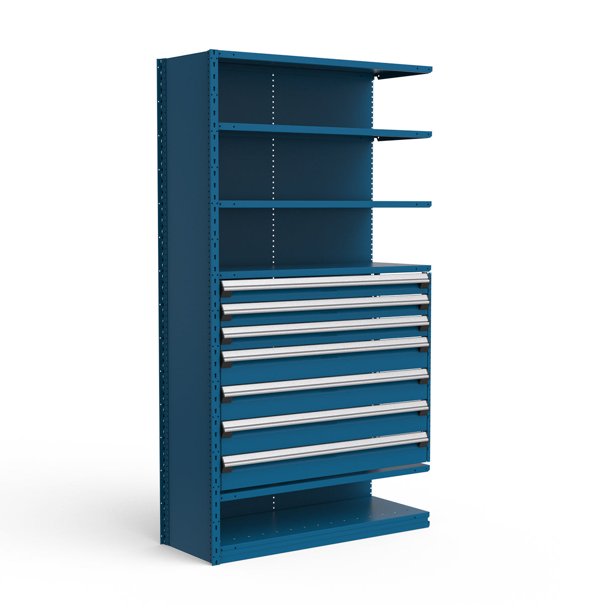Shelving with Drawers - 36"H Drawer Bank - 7 drawers (Add-On)