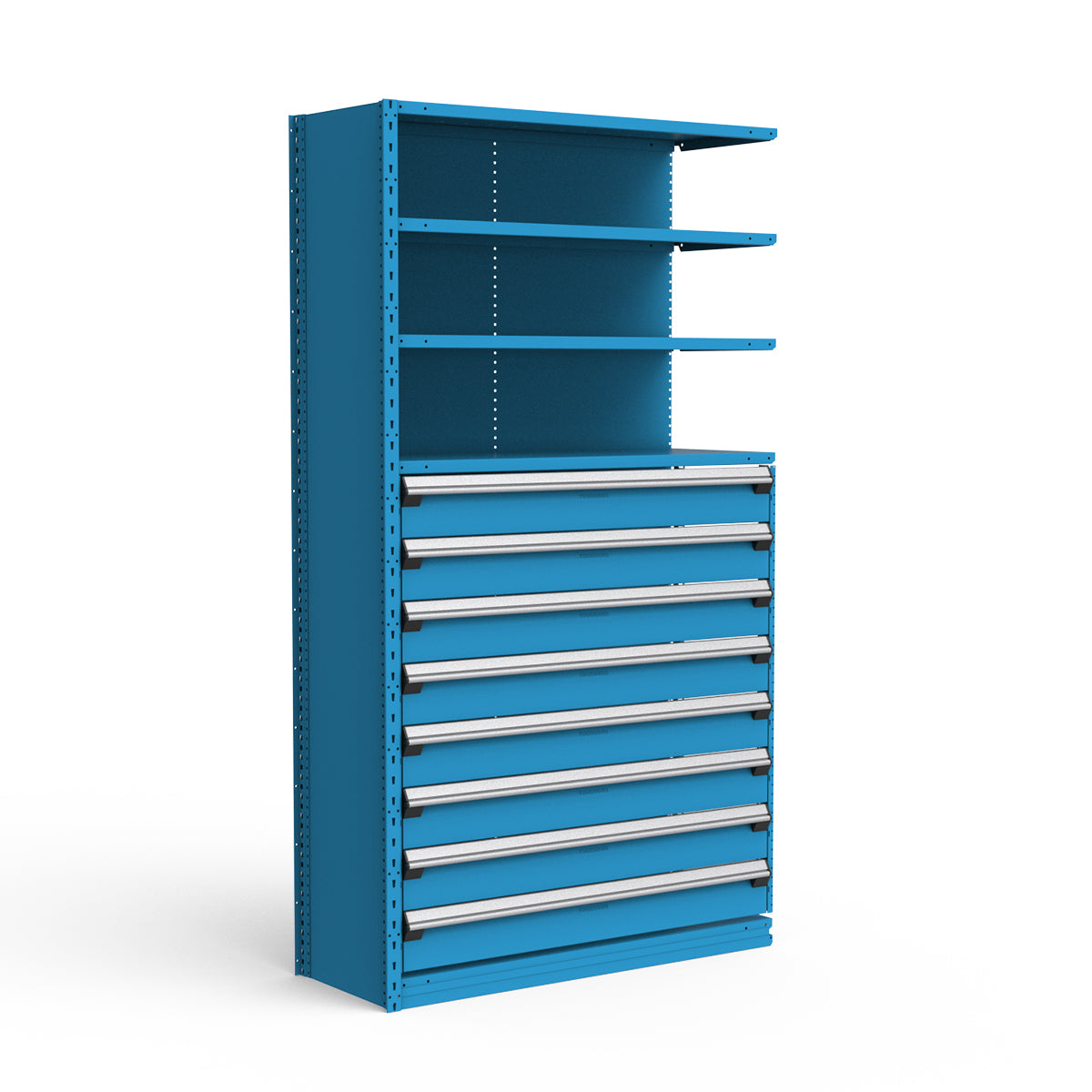 Shelving with Drawers - 48"H Drawer Bank - 8 drawers (Add-On)