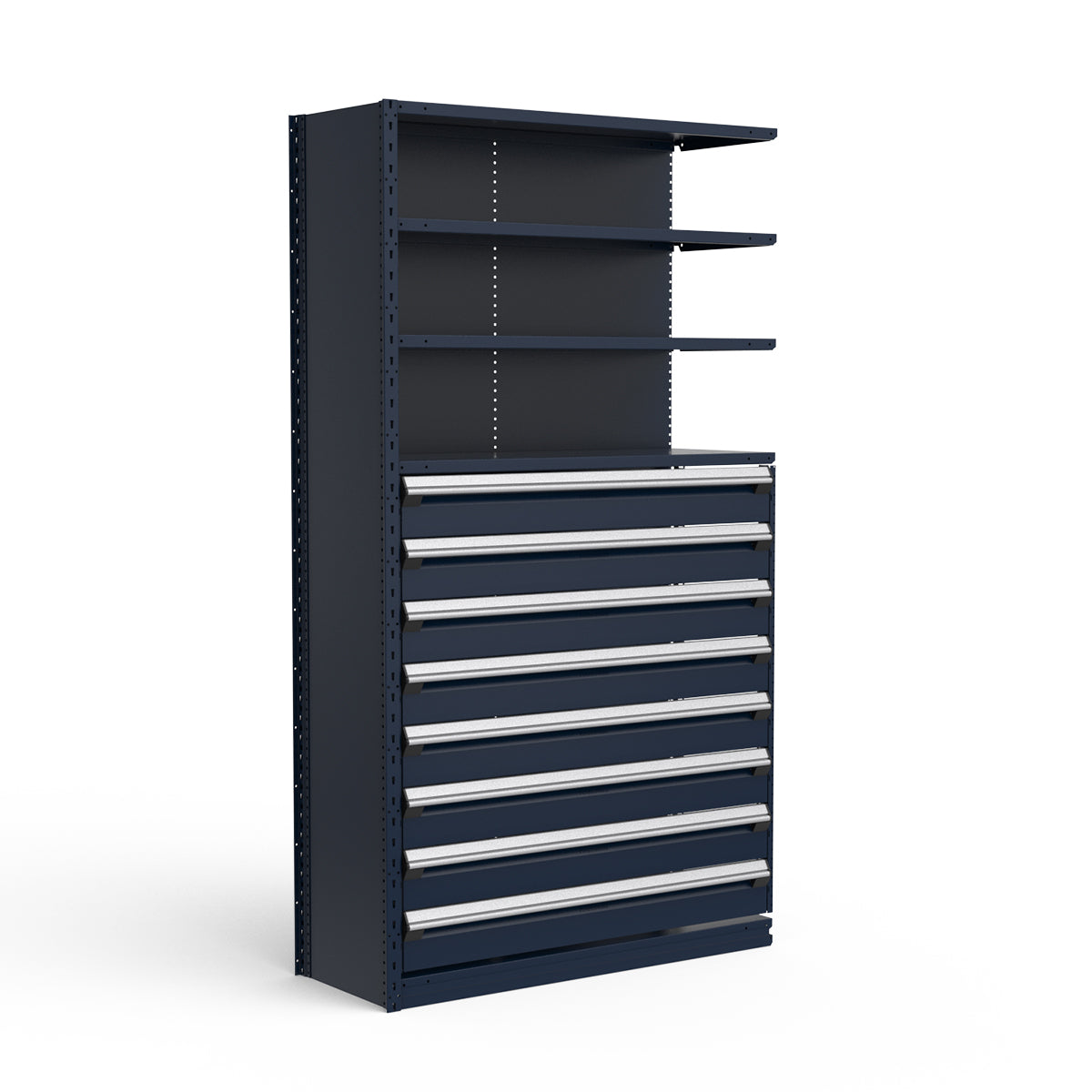 Shelving with Drawers - 48"H Drawer Bank - 8 drawers (Add-On)