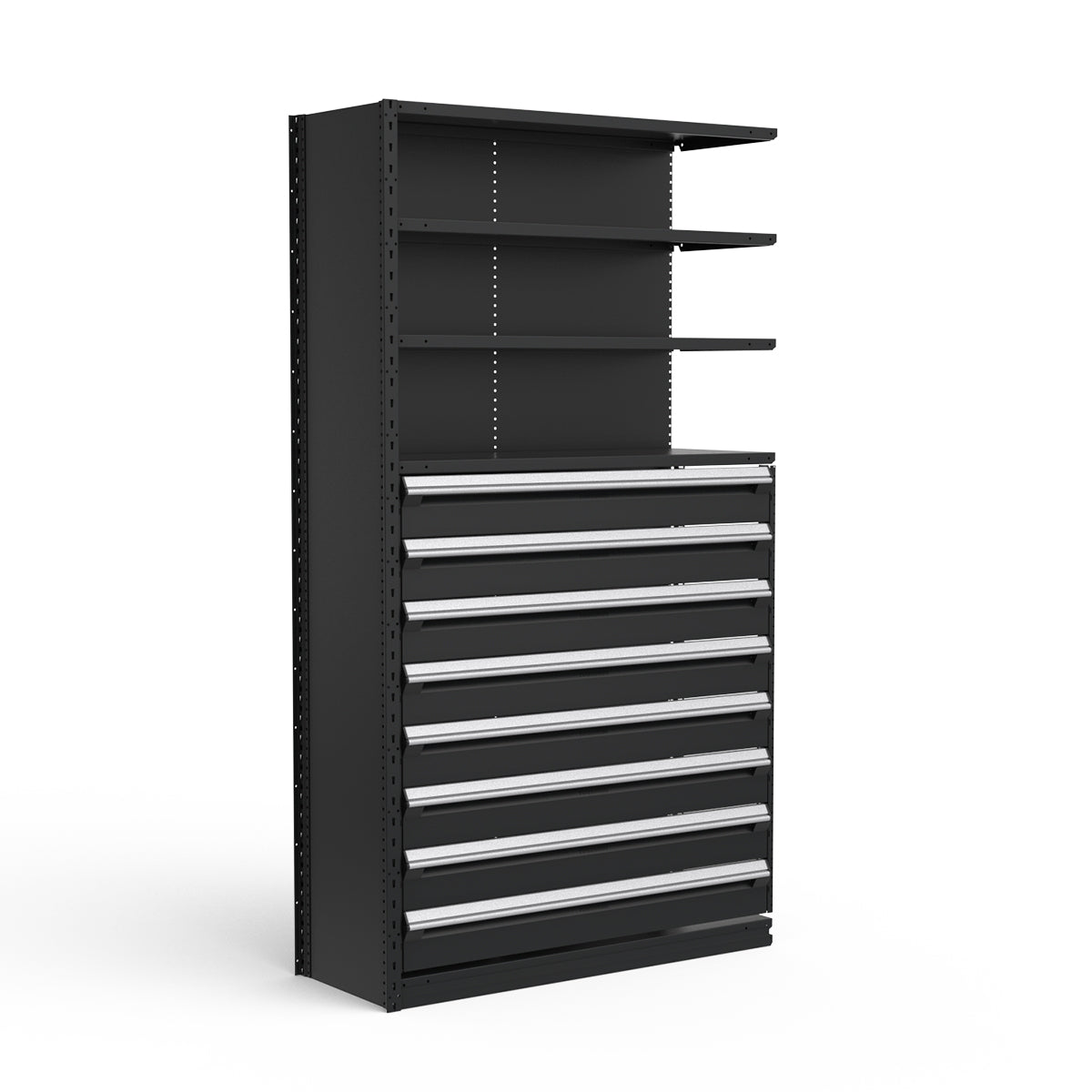 Shelving with Drawers - 48"H Drawer Bank - 8 drawers (Add-On)