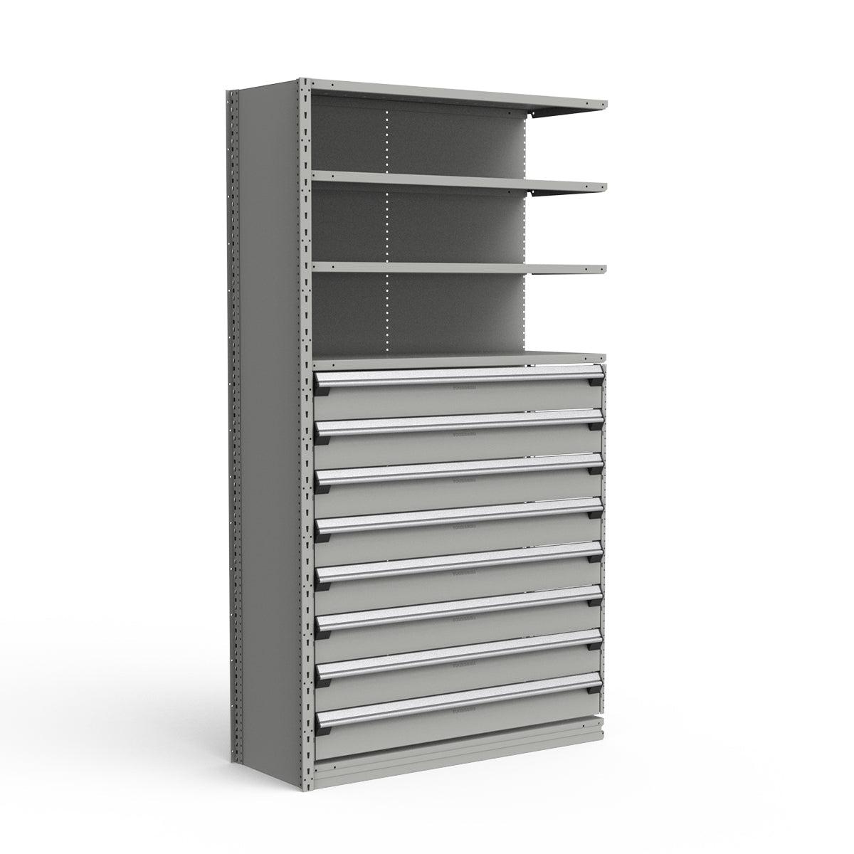 Shelving with Drawers - 48"H Drawer Bank - 8 drawers (Add-On)