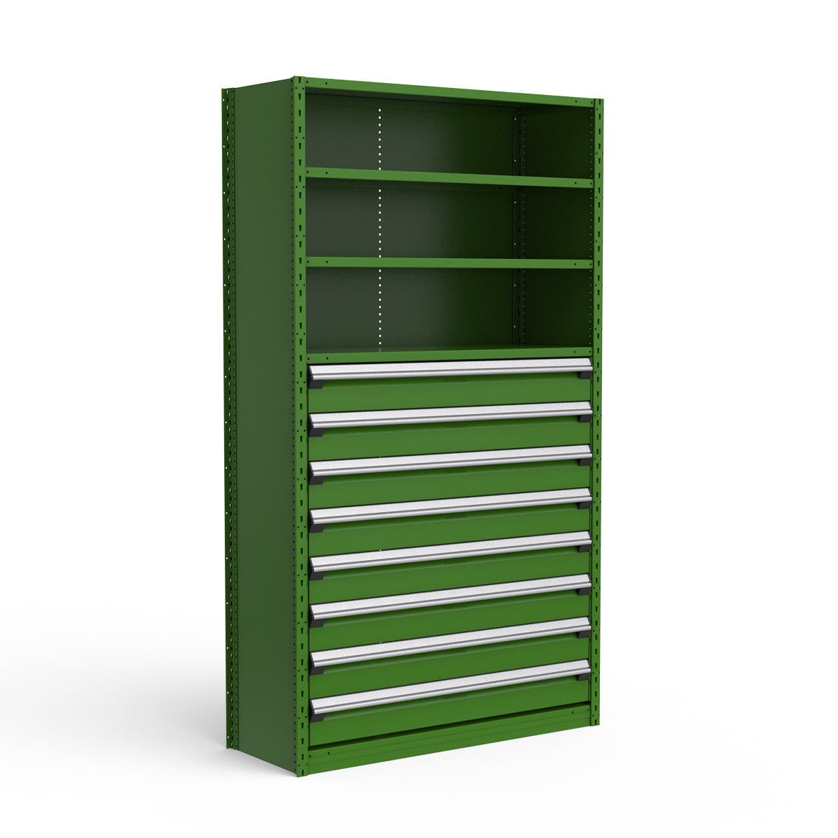 Shelving with Drawers - 48"H Drawer Bank - 8 drawers (Starter)
