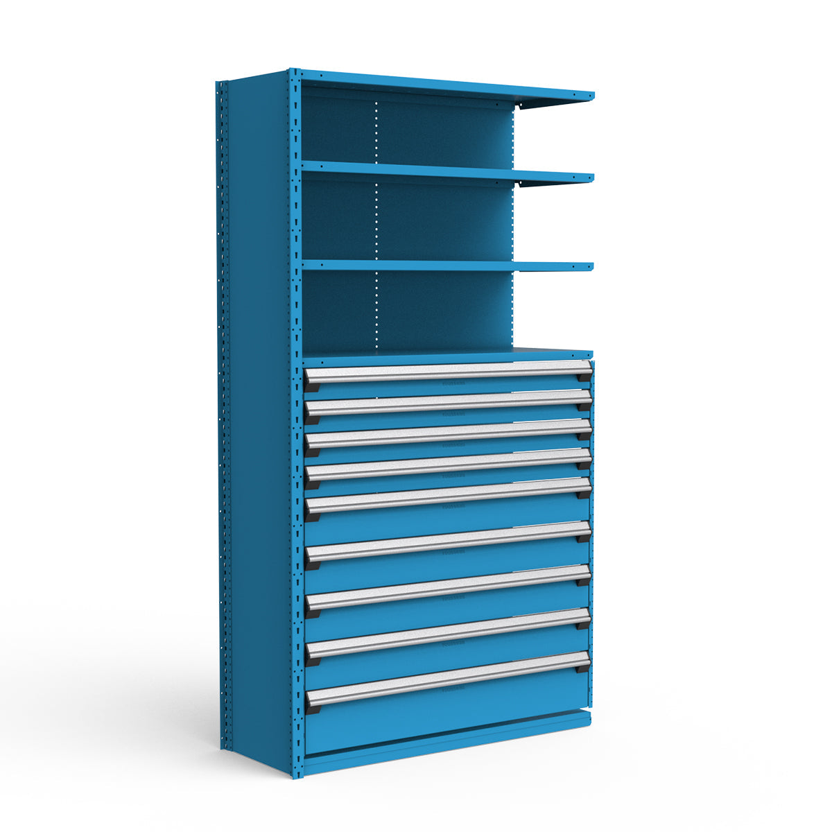 Shelving with Drawers - 48"H Drawer Bank - 9 drawers (Add-On)