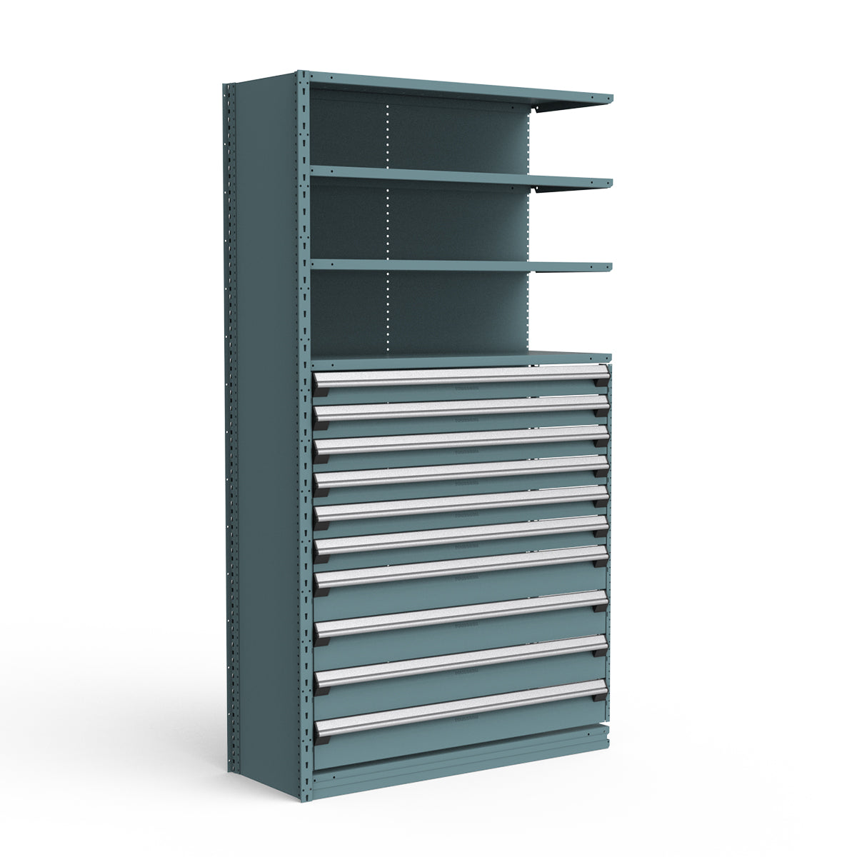 Shelving with Drawers - 48"H Drawer Bank - 10 drawers (Add-On)