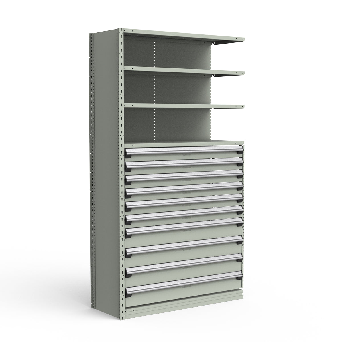 Shelving with Drawers - 48"H Drawer Bank - 10 drawers (Add-On)