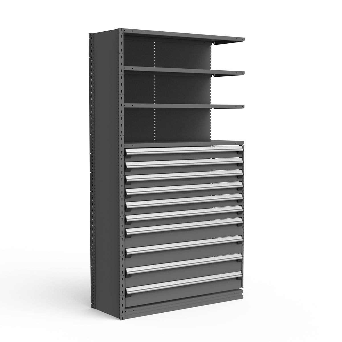 Shelving with Drawers - 48"H Drawer Bank - 10 drawers (Add-On)