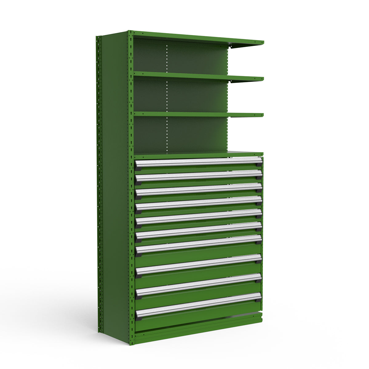 Shelving with Drawers - 48"H Drawer Bank - 10 drawers (Add-On)
