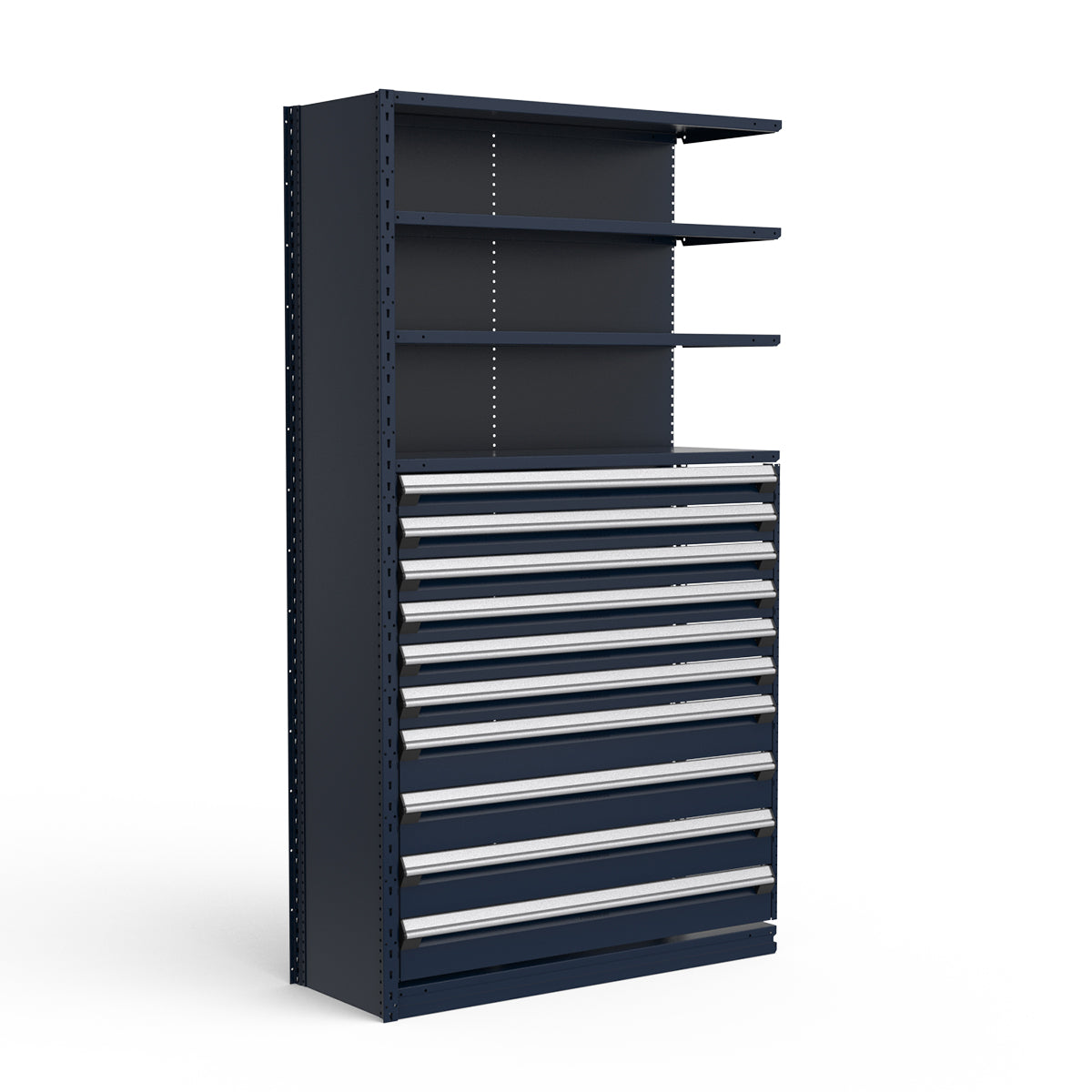 Shelving with Drawers - 48"H Drawer Bank - 10 drawers (Add-On)