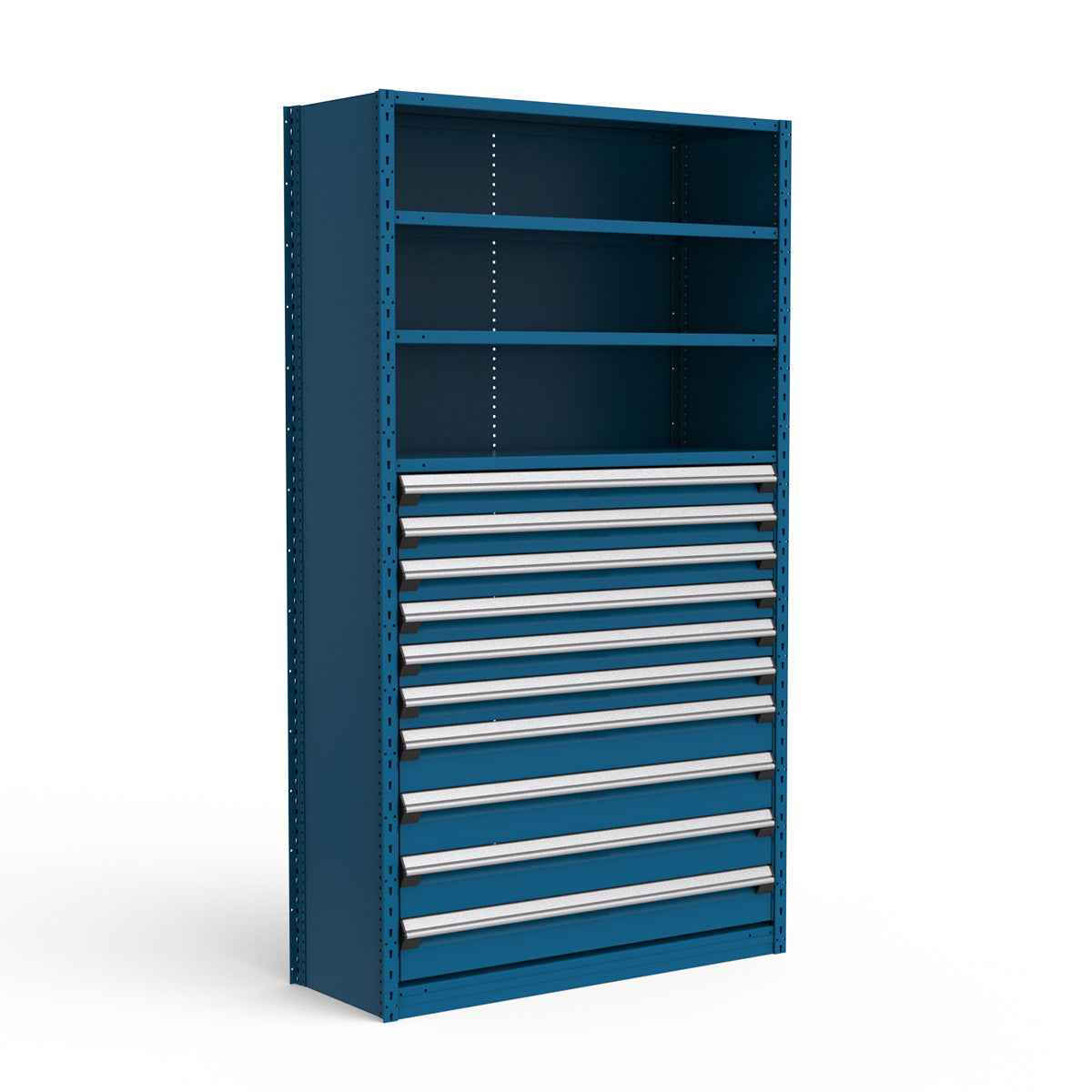 Shelving with Drawers - 48"H Drawer Bank - 10 drawers (Starter)