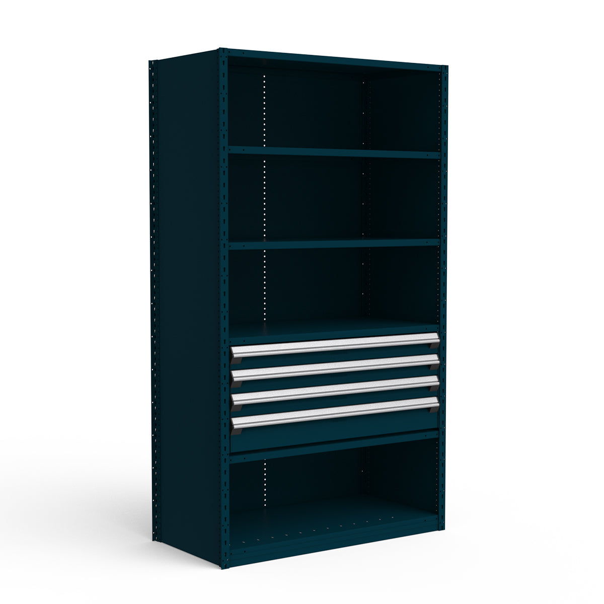 Shelving with Drawers - 18"H Drawer Bank - 4 drawers (Starter)