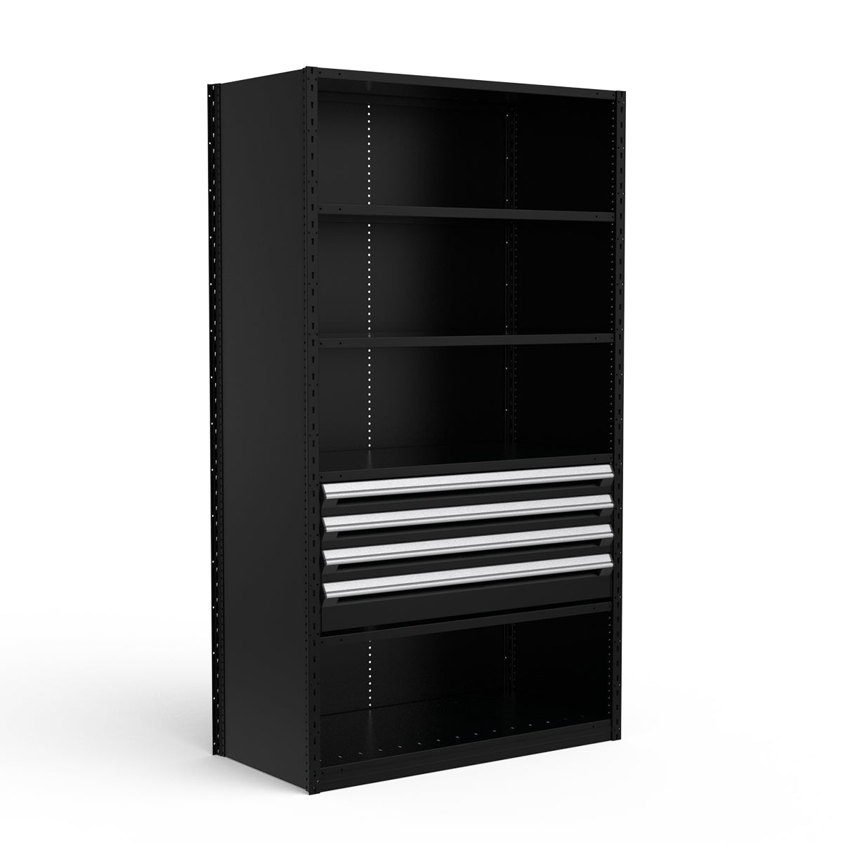 Shelving with Drawers - 18"H Drawer Bank - 4 drawers (Starter)