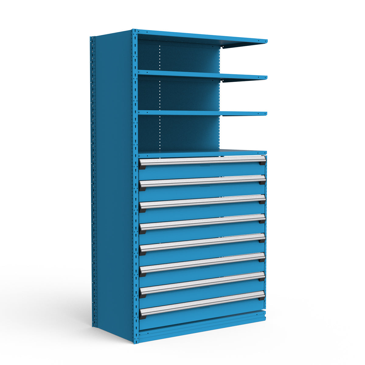 Shelving with Drawers - 48"H Drawer Bank - 8 drawers (Add-On)