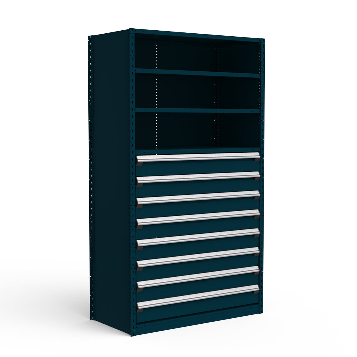 Shelving with Drawers - 48"H Drawer Bank - 8 drawers (Starter)
