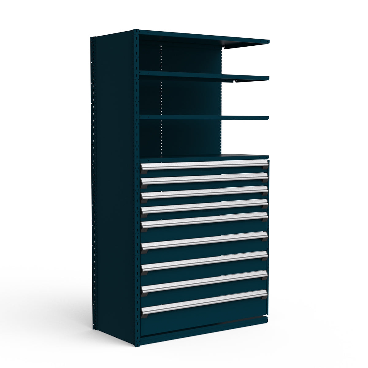 Shelving with Drawers - 48"H Drawer Bank - 9 drawers (Add-On)