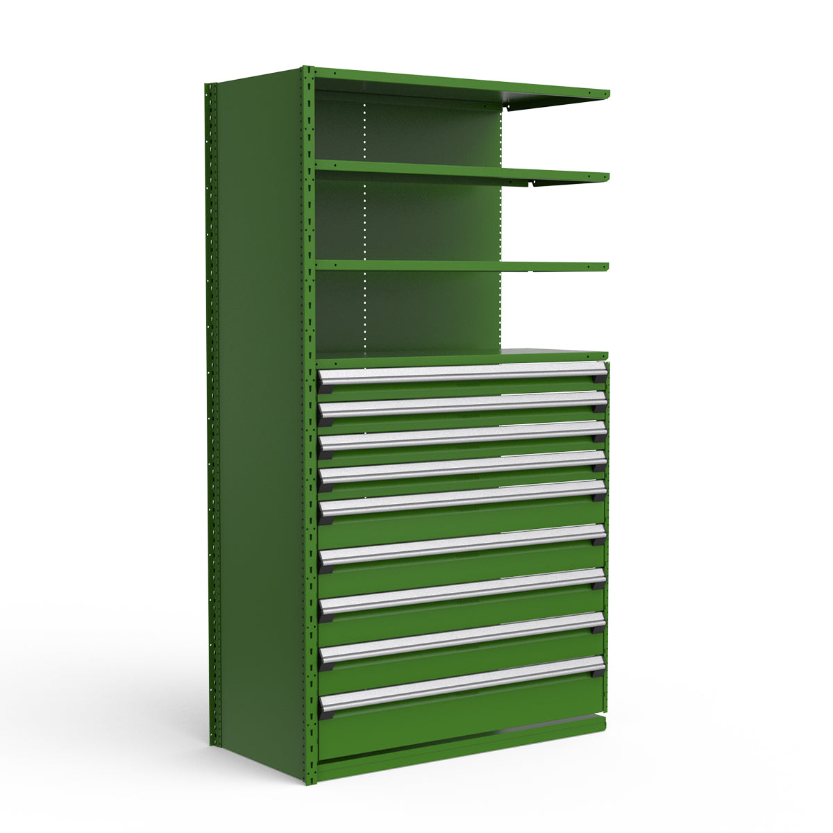Shelving with Drawers - 48"H Drawer Bank - 9 drawers (Add-On)