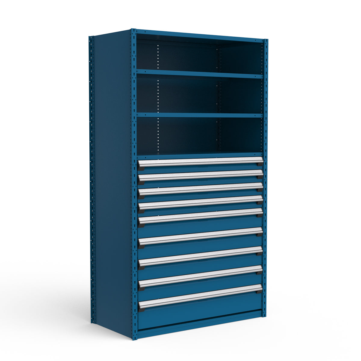 Shelving with Drawers - 48"H Drawer Bank - 9 drawers (Starter)