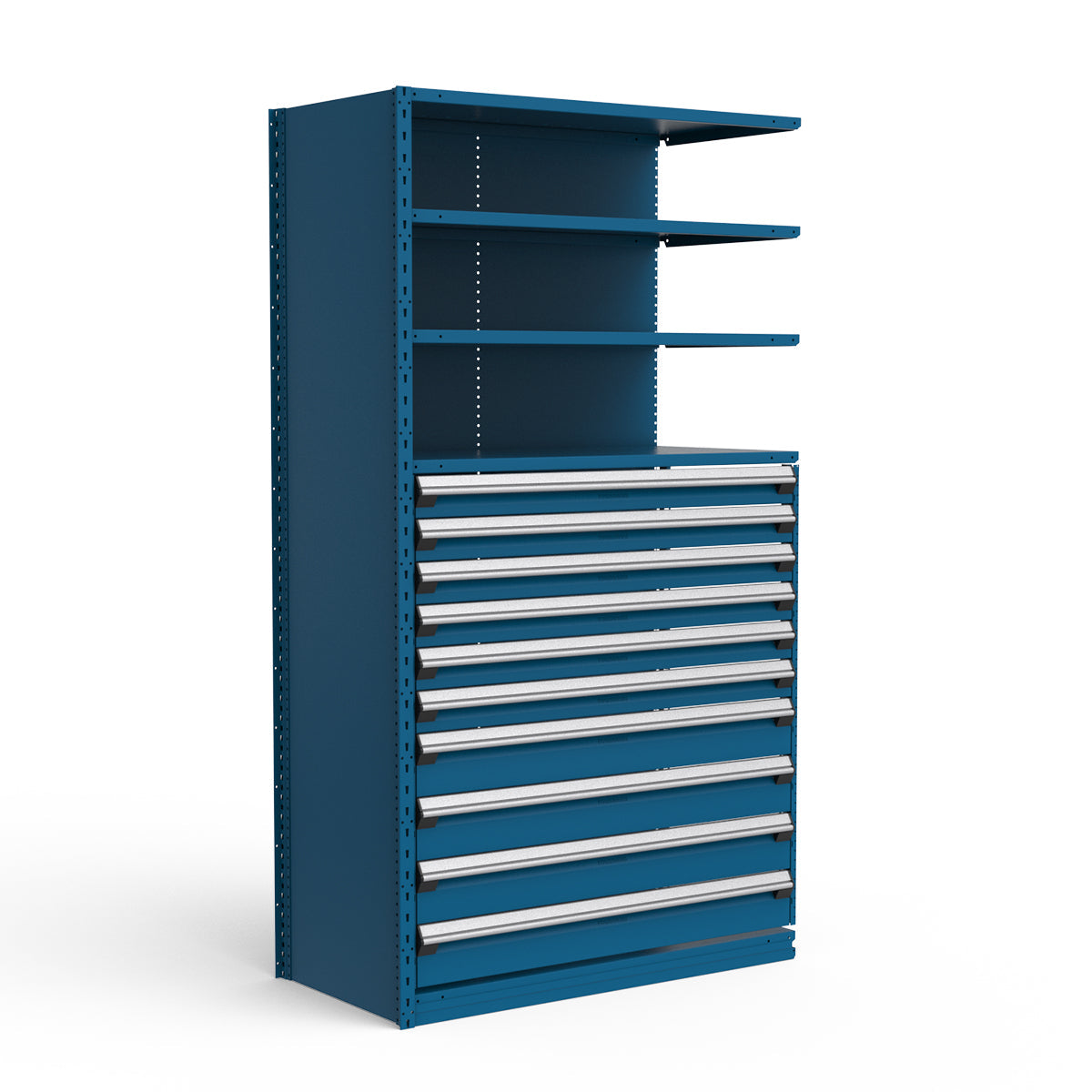 Shelving with Drawers - 48"H Drawer Bank - 10 drawers (Add-On)