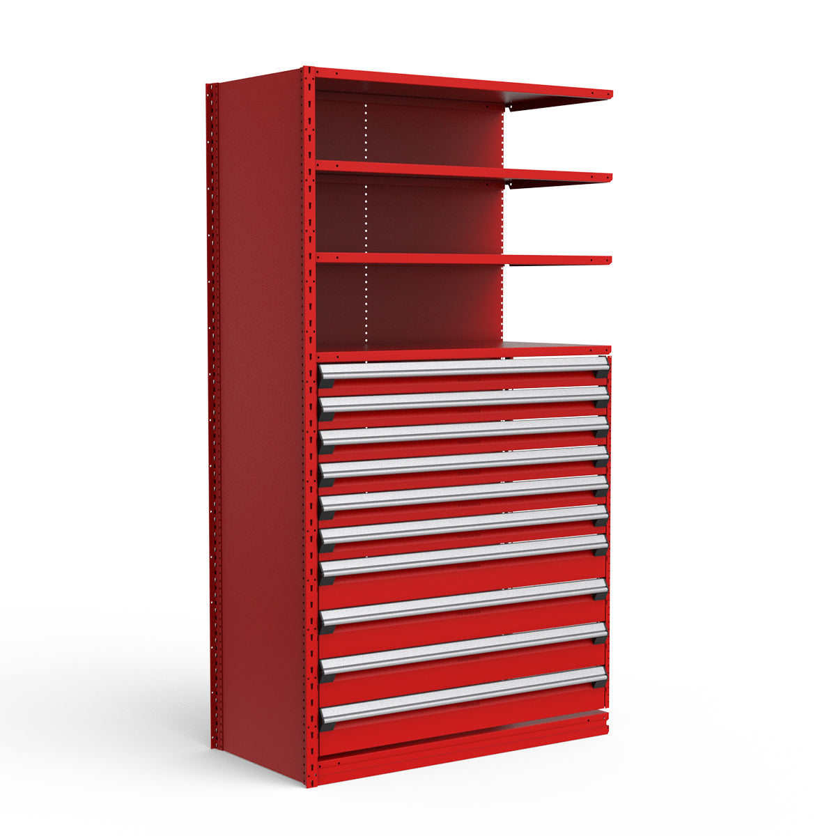 Shelving with Drawers - 48"H Drawer Bank - 10 drawers (Add-On)