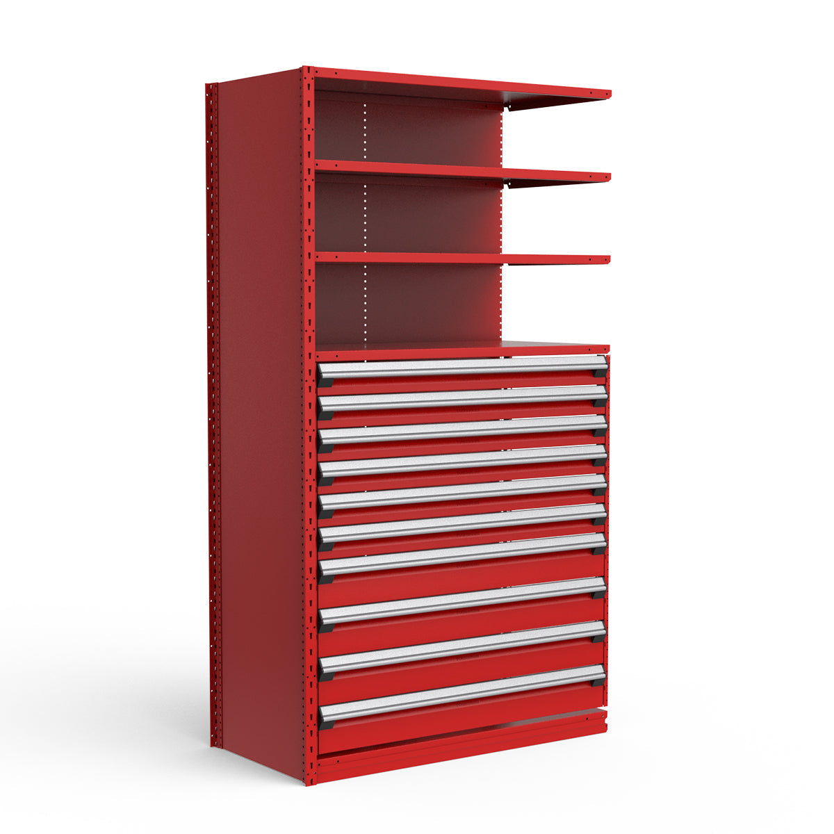 Shelving with Drawers - 48"H Drawer Bank - 10 drawers (Add-On)