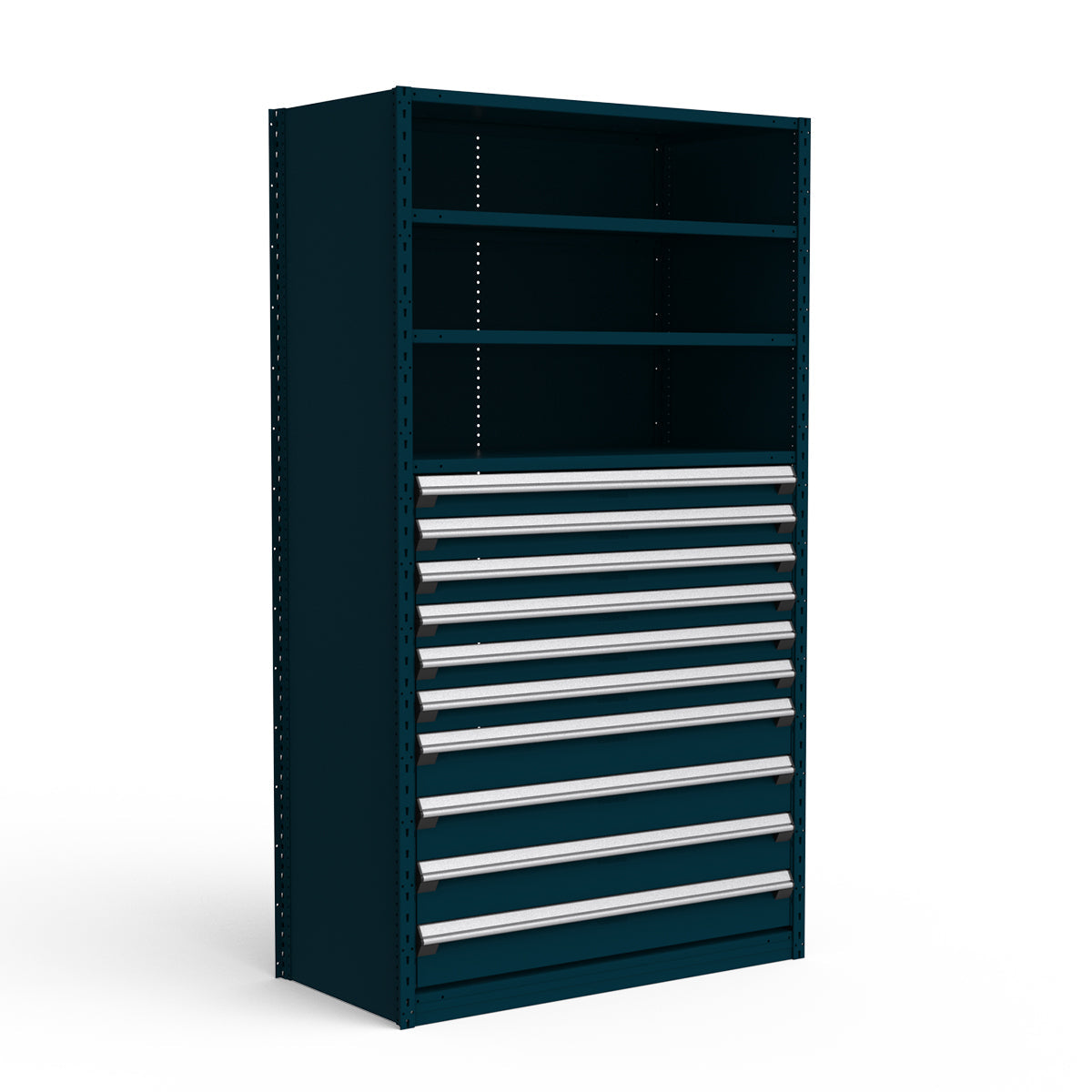 Shelving with Drawers - 48"H Drawer Bank - 10 drawers (Starter)
