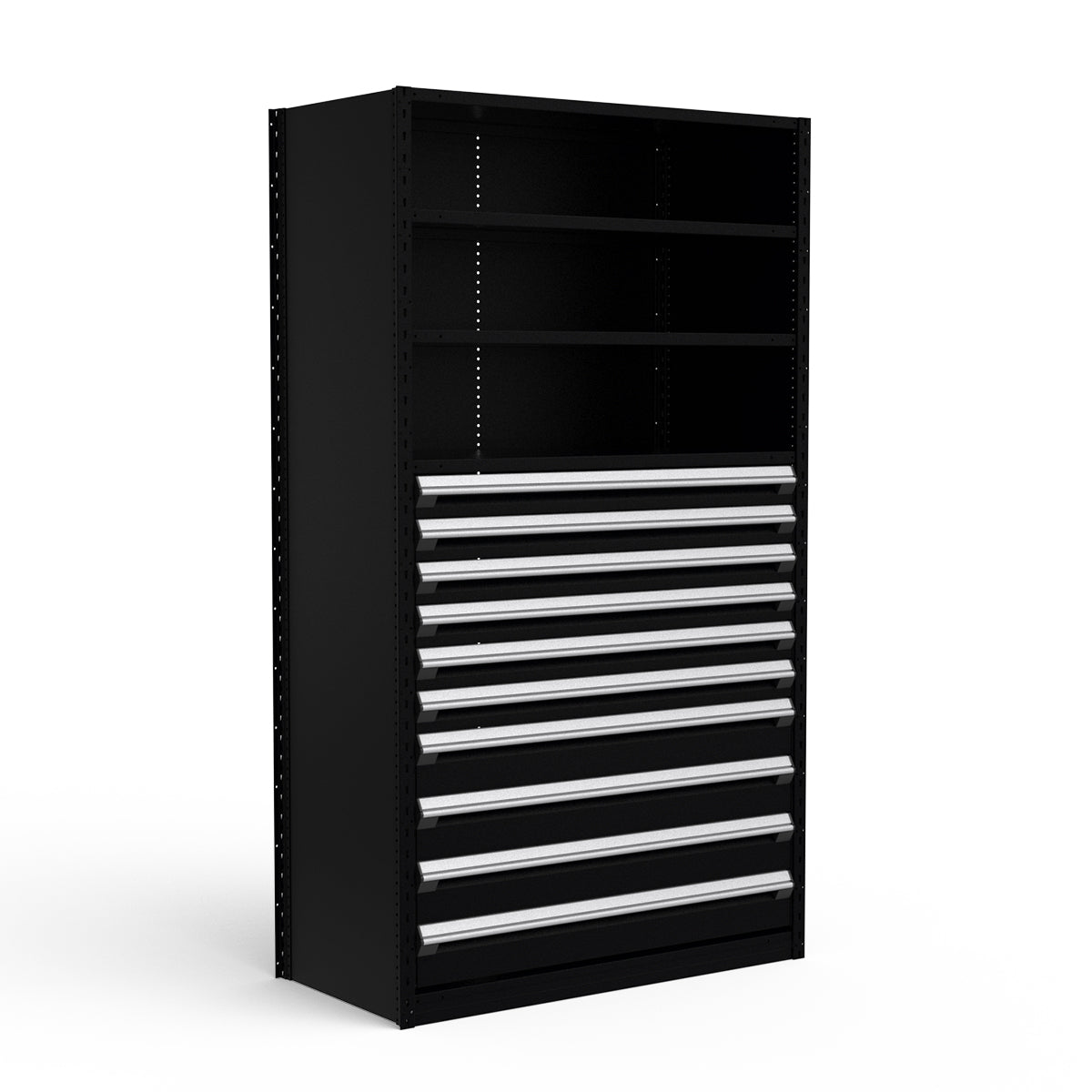 Shelving with Drawers - 48"H Drawer Bank - 10 drawers (Starter)
