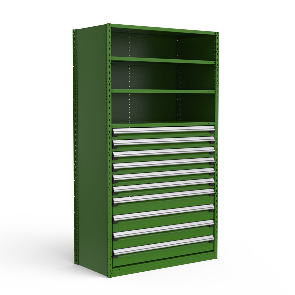 Shelving with Drawers - 48"H Drawer Bank - 10 drawers (Starter)