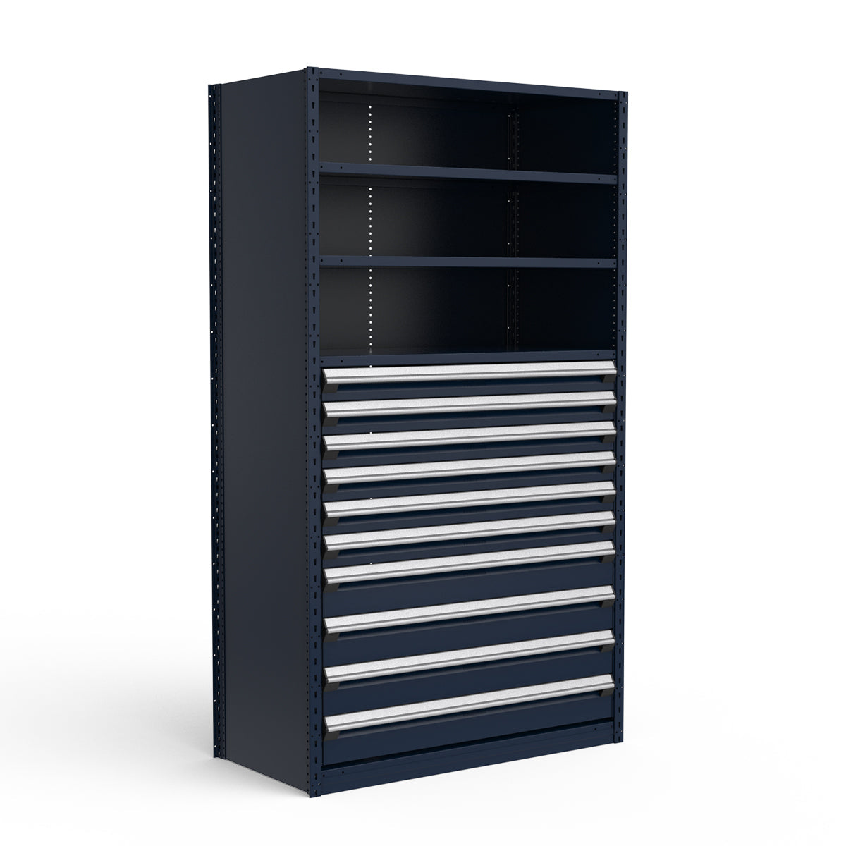 Shelving with Drawers - 48"H Drawer Bank - 10 drawers (Starter)