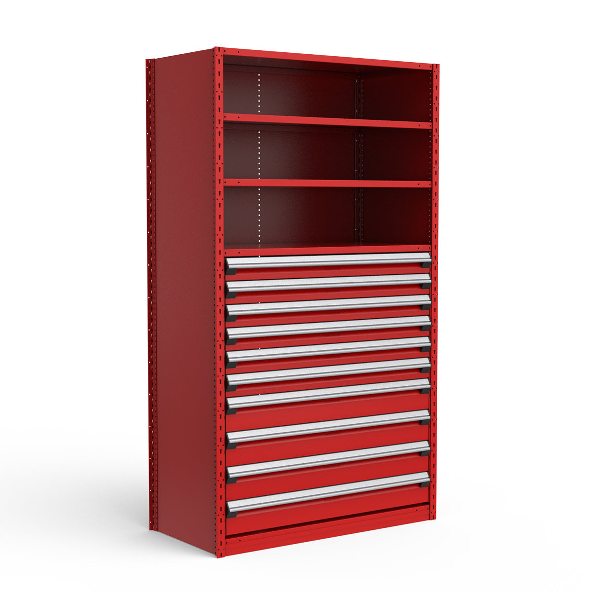 Shelving with Drawers - 48"H Drawer Bank - 10 drawers (Starter)