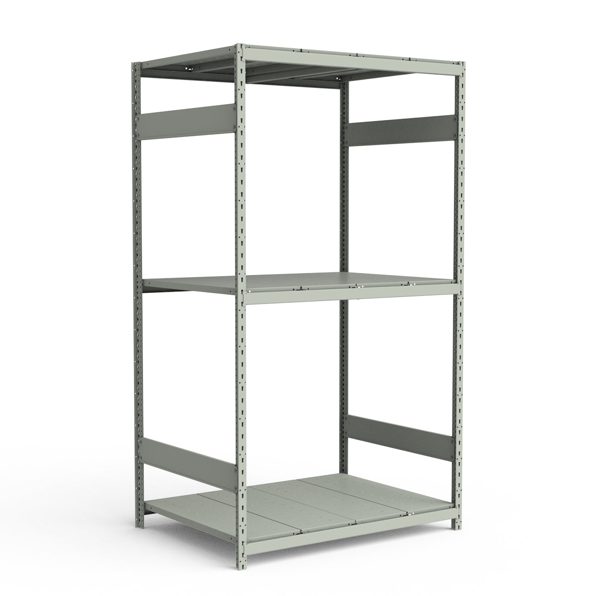 Bulk Storage Rack - Steel Decking - 3 levels (Starter)