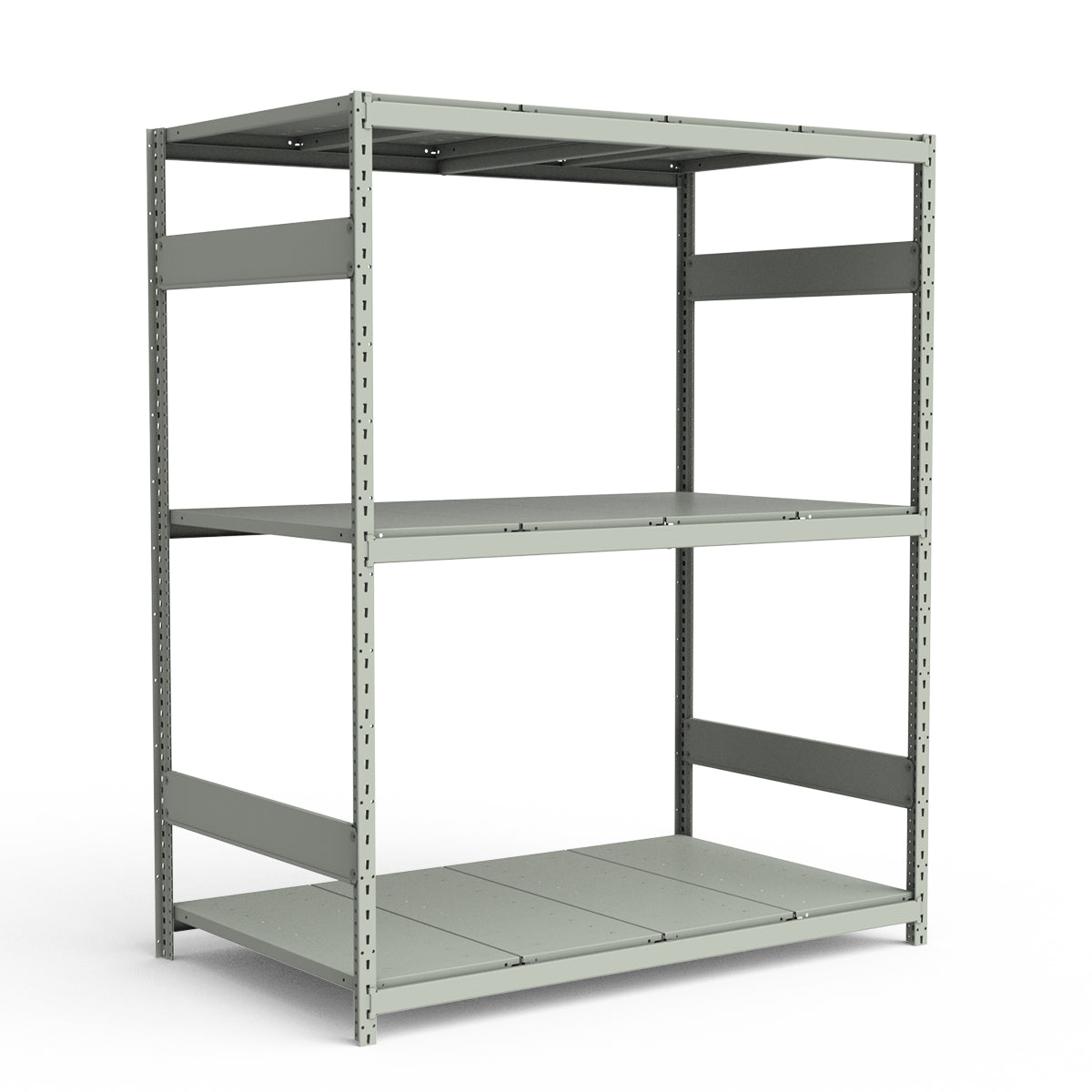 Bulk Storage Rack - Steel Decking - 3 levels (Starter)