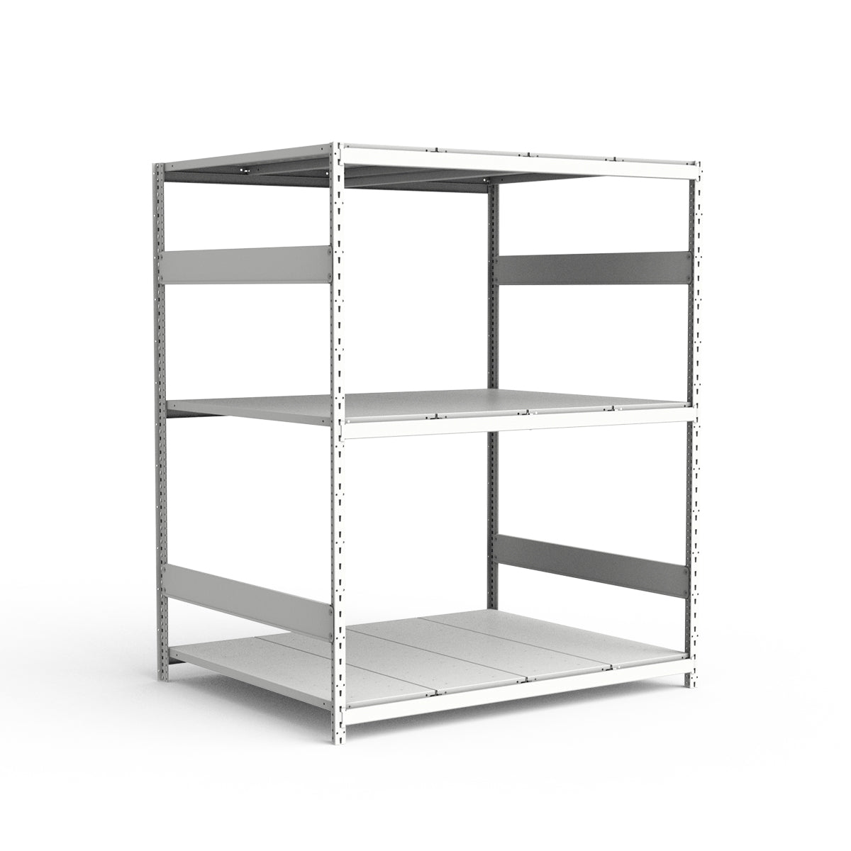 Bulk Storage Rack - Steel Decking - 3 levels (Starter)