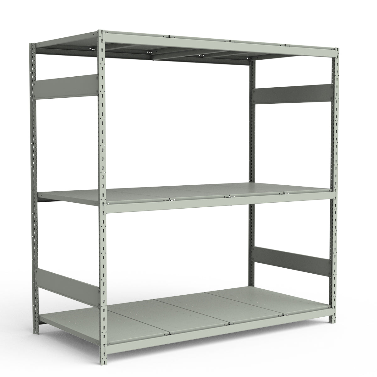 Bulk Storage Rack - Steel Decking - 3 levels (Starter)