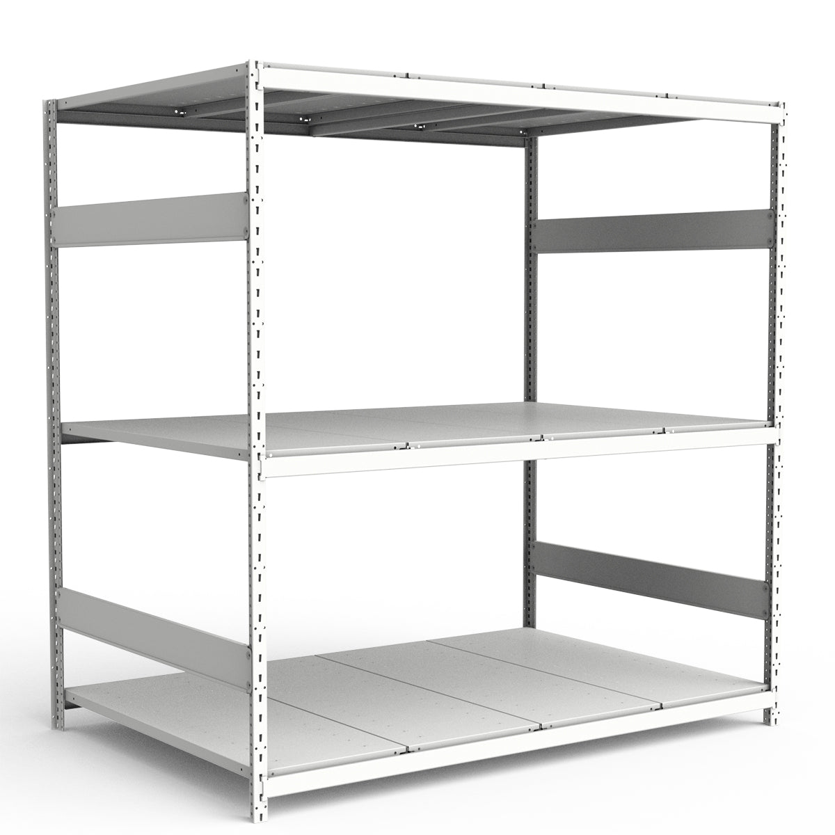 Bulk Storage Rack - Steel Decking - 3 levels (Starter)