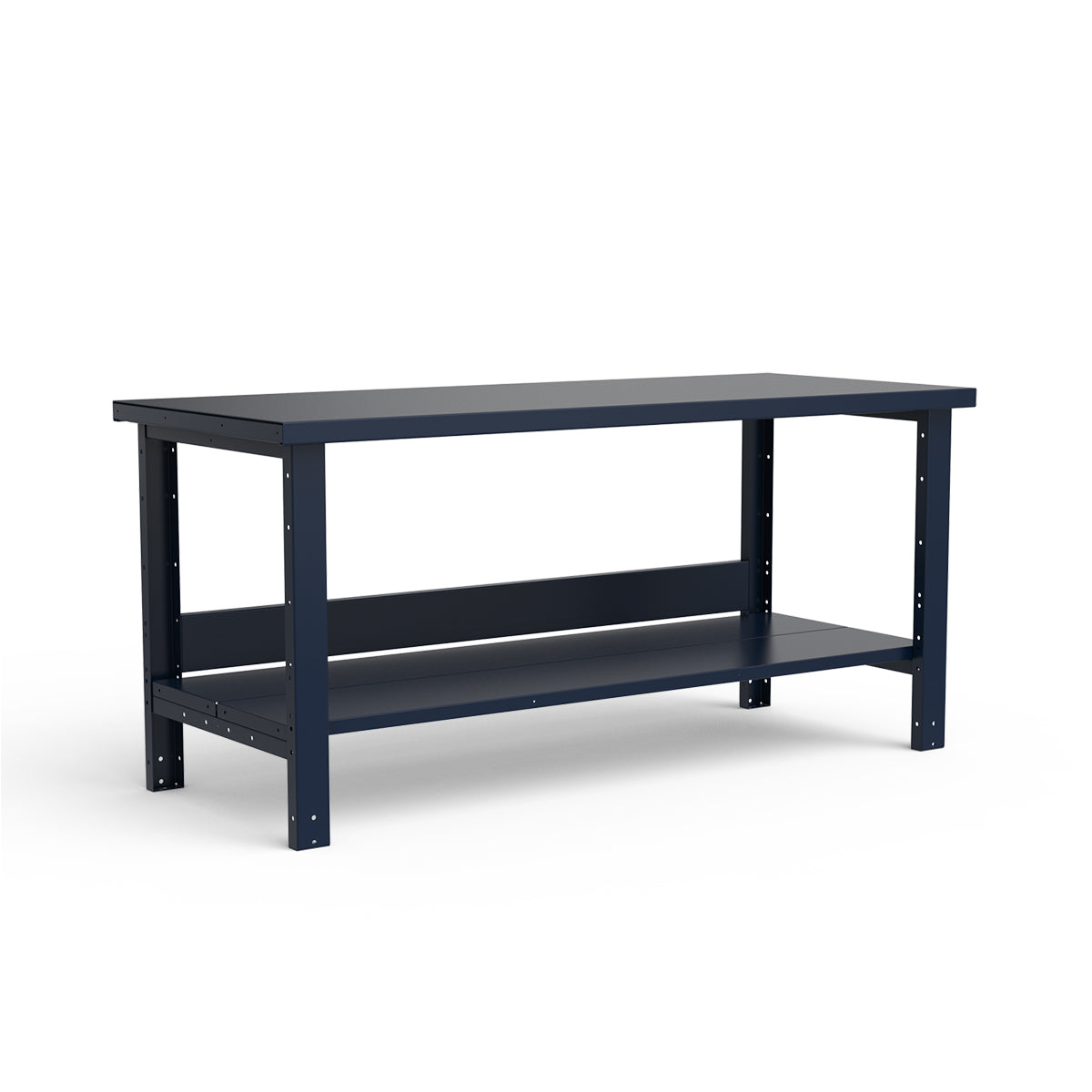Stationary Workbench - 72"W x 30"D x 34"H - Painted Steel Top