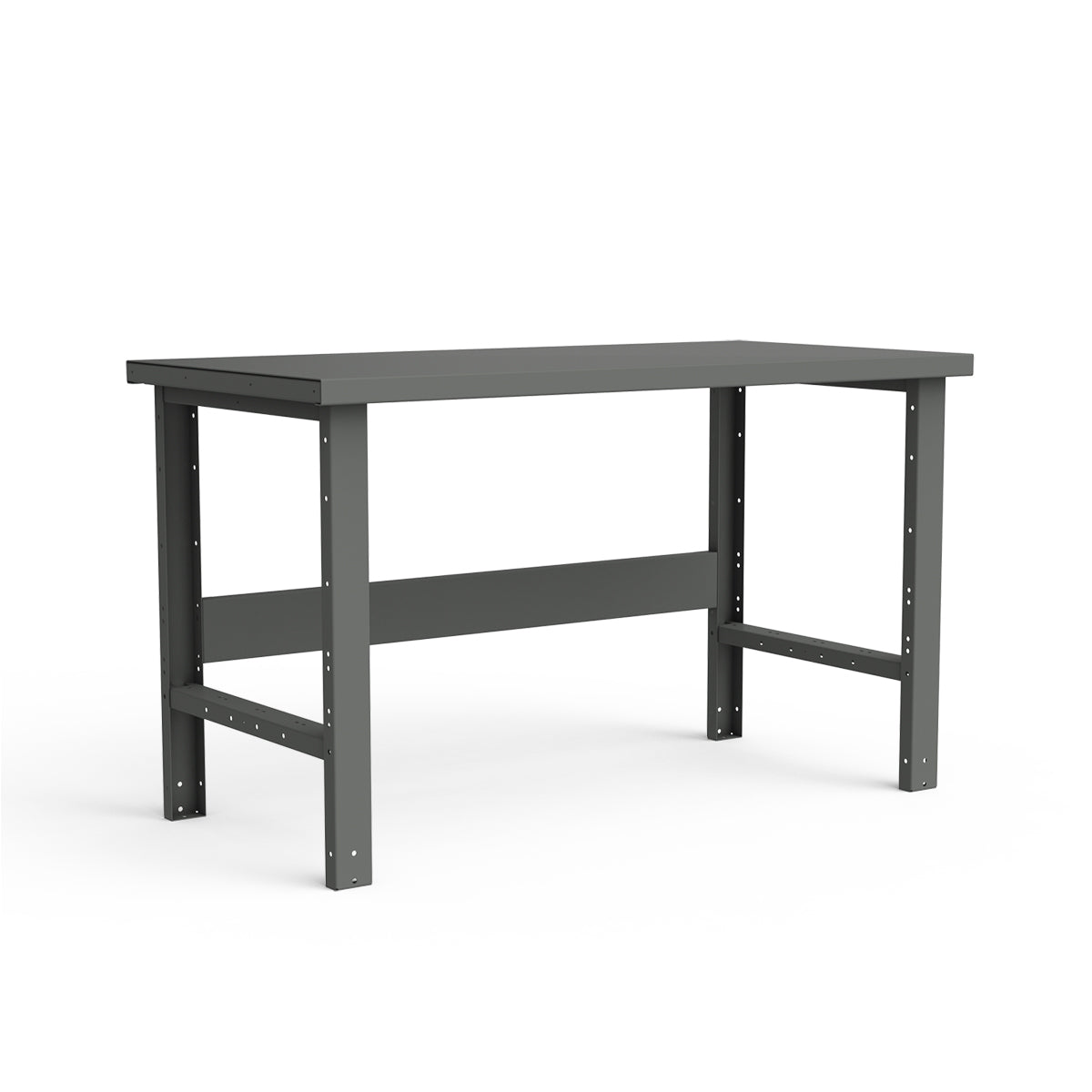 Stationary Workbench - 60"W x 30"D x 34"H - Painted Steel Top